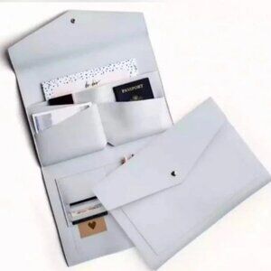 Glass Ladder & Co. - Megan Portfolio Clutch XL (Cloud Grey)